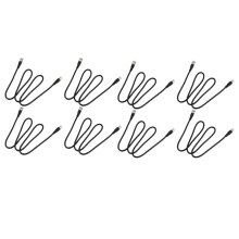 8X Bnc Cavo Prolunga Maschio A Femmina Con Prolunga Cctv Da 2,1 A 3,5 M