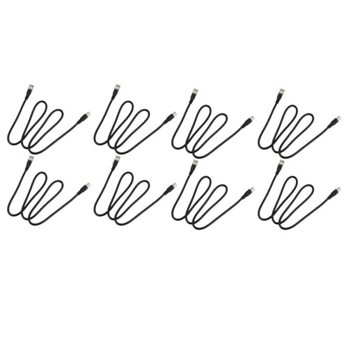 8X Bnc Cavo Prolunga Maschio A Femmina Con Prolunga Cctv Da 2,1 A 3,5 M