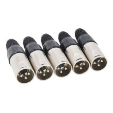60PZ Connettore A Saldare XLr A 3 Pin Connettore 30 Maschio 30 Femmina Connettore per Cavo Presa Audio per Microfono