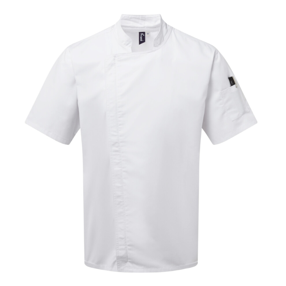 Premier (Xl, White) Unisex Adult Short-Sleeved Chef Jacket