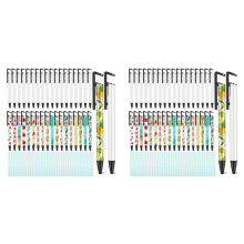 72 Penne per Sublimazione Vuote con Involucro Termoretraibile, Penna per Trasferimento di Calore, per Forniture Scolastiche per Ufficio DIY,