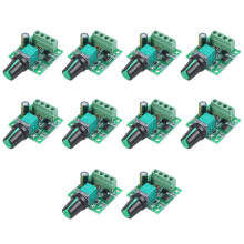 10X 1.8V 3V 5V 6V 7.2V 12V 2A 30W Regolatore di Velocita' del Motore CC (PWM) 1803BK Interruttore del Driver Regolabile