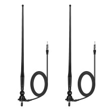 2X Antenne per Barche Antenna Radio Marina Impermeabile Antenna nel Gomma Flessibile FM AM per ATV UTV RZR SPA Yacht