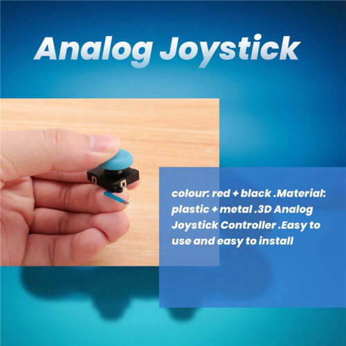 Two Pack Analog 3D Joy Con Joystick Replacement for  , Left for  Right  Joy Con Controller Full Ns Repair Tool Set(19 in 1) 1