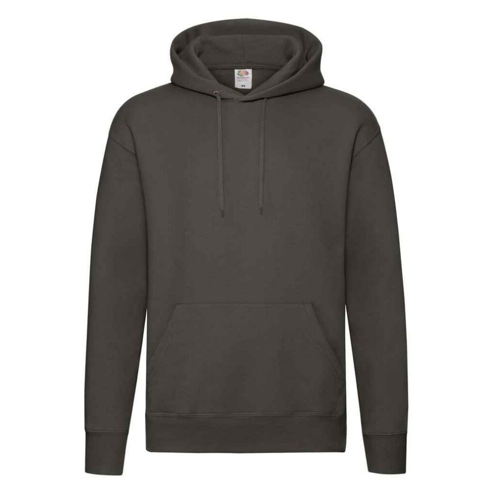 Fruit Of The Loom (L, Charcoal) Mens Premium Hoodie