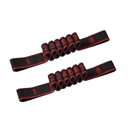 Yoga Resistance Bands 8-Segmented Adjustable Portable