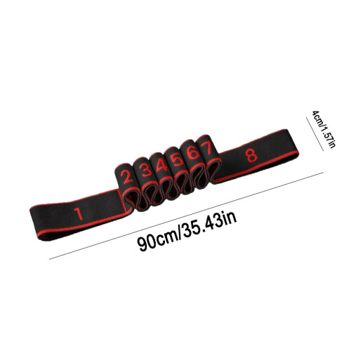 Yoga Resistance Bands 8-Segmented Adjustable Portable 2