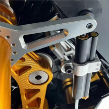Motorcycle Steering Damper Bracket Front Forks 49/54/58mm Suspension Bracket for Touring Road Glide 2015+