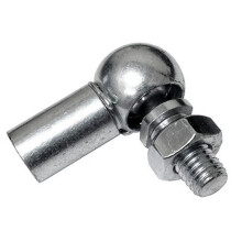 CS8, Rod End Bearing with Stud, M5X0.8mm Carbon Steel Right Hand 8Pcs, Joint Bearing