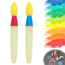 Sidewalk Chalk Paint Brush 1 Pc Red Yellow Blue