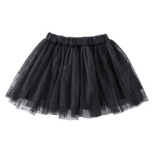 Embroidered Tulle Tutu Skirt for Girls, Size 5-6 Years