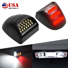 License Plate Light Rear Bumper 2 Pack 18LED