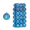 Christmas Ball Ornaments Shatterproof Blue 36pcs 1