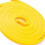 2X  Latex Resistance Band Elastic Exercise Strength Pull-Ups Auxiliary Band Strengthening Train,0.64cm,Yellow 2