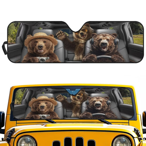 Windshield Sun Shade for Jeep JT 2020–2023 and