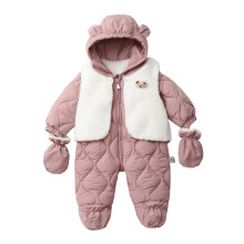 Baby Winter Padded Snowsuit Thermal Insulated Footed