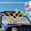 Foldable Windshield Sun Shade for Jeep Wrangler Aluminum 4