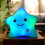 Glowing Star Pillow LED Night Light 22cm Soft Plush 1