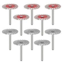 10Pcs Stone Carving 40mm Blades, Diamond Turbo Engraving Saw Blades,Metal Cutting Wheel (Wear-Resistant/ Type)