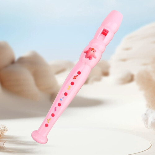 Children's Plastic Recorder Colorful First Flute 1 Piece