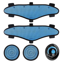Hard Hat Top Pads and Sweatbands for Safety Helmet,Washable Hard Hat Cooling Liner Accessories Set,Suspension Sweat Band
