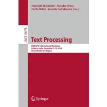 Text Processing FIRE 2016 International Workshop Kolkata India Decembe