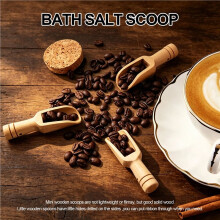 Small Wooden Spoon Milk Powder Spoon Wood Salt Powder Measuring Spoon Tea Coffee Seasoning Wooden Spoon(12Pcs)