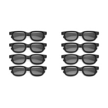 8Pcs Polarized Passive 3D Glasses for Cinema IMIX Screen