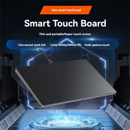 USB Wired Multi-Touch Trackpad Slim Touchpad Mouse for Window Desktop/Notebook/Laptop Computer PC Black 2