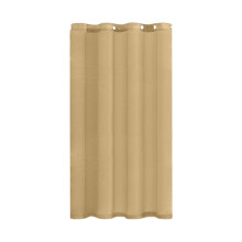 Sheer Outdoor Curtain White 4.3 ft Rod Pocket Light