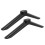 Topbathy TV Stand Mounting Brackets Black Plastic 2 pcs 6