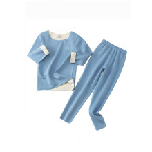 AWZXDE Boys Set Thermal Underwear Soft Lined Sky Blue 3-4