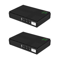 2X 5V 9V 12V Uninterruptible Power Supply UPS USB 10400MAh Battery Backup for WiFi Router CCTV(US Plug)