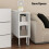Levede Sewing Table Foldable Craft With Grid Adjustable Height Storage Black 5