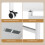 Levede Sewing Table Foldable Craft With Grid Adjustable Height Storage Black 7