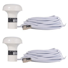 2 Pcs of GPS Antenna HA-017 Marine Gps Antenna with 10 Meter Cable TNC Connector RF Cable 10m RG-58 TNC Interface