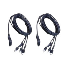 2X E3 3 In1 VR Headset Connecting Cable for  VR E3-B E3-C E3-P VR Helmet -Compatible Cable 5 Meter