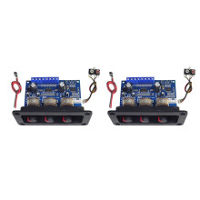 2X 2.1 Channel 5.0 Audio Amplifier Board 2X25W+50W Subwoofer Class D Amplifier Board Kit with Female