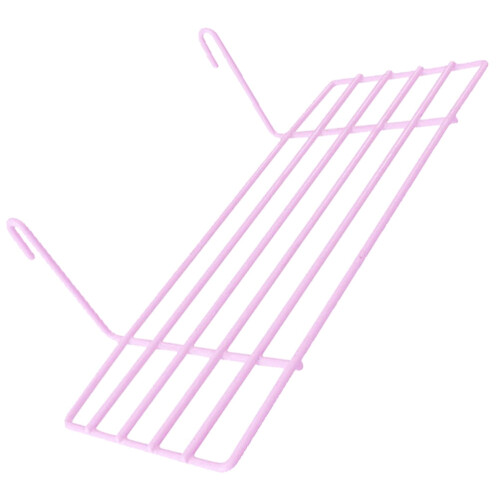 Pink Iron Parrot Stand for Cage Wall Hook