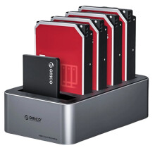 ORICO Hard Drive Docking Station 2.5/3.5 Inch SSD/HDD Dock HDD Enclosure USB C 3.2 Gen 1 Duplicator Offline Clone EU Plug