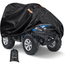 ATV Cover Waterproof 420D Ripstop Black Fits 100x47x43