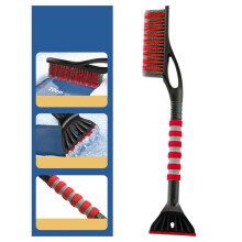 Car Snow Brush and Ice Scraper Aluminum Extendable
