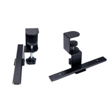 Adjustable Keyboard Tray Under Desk Slide Undermount Keyboard Holder Clamp- Rail Height Adjustable