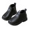 Glitter Pearl Chain Ankle Boots British Style Soft Sole 1