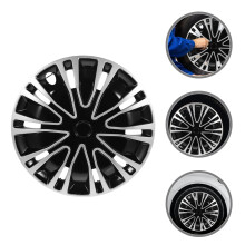 Topbathy Rim Covers Hubcap Black Dustproof 1 Pack