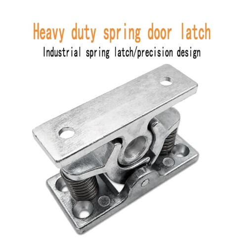 3Pcs Spring Loaded Door Easy Lock Stop Catch Release Clamp Double Roller Catch (Mp-4) 2