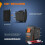 UTV Driving Lights Rocker Switch 5-Pin SPST 12V 24V Orange 7