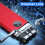 22.5W 20000mAh power bank with LED display and flashlight 5
