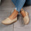 Willtoo Women's Orthopedic Leather Shoes Lightweight 6