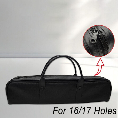 Flute Storage Bag Soft Lining PU Leather Padded Carry Case 2